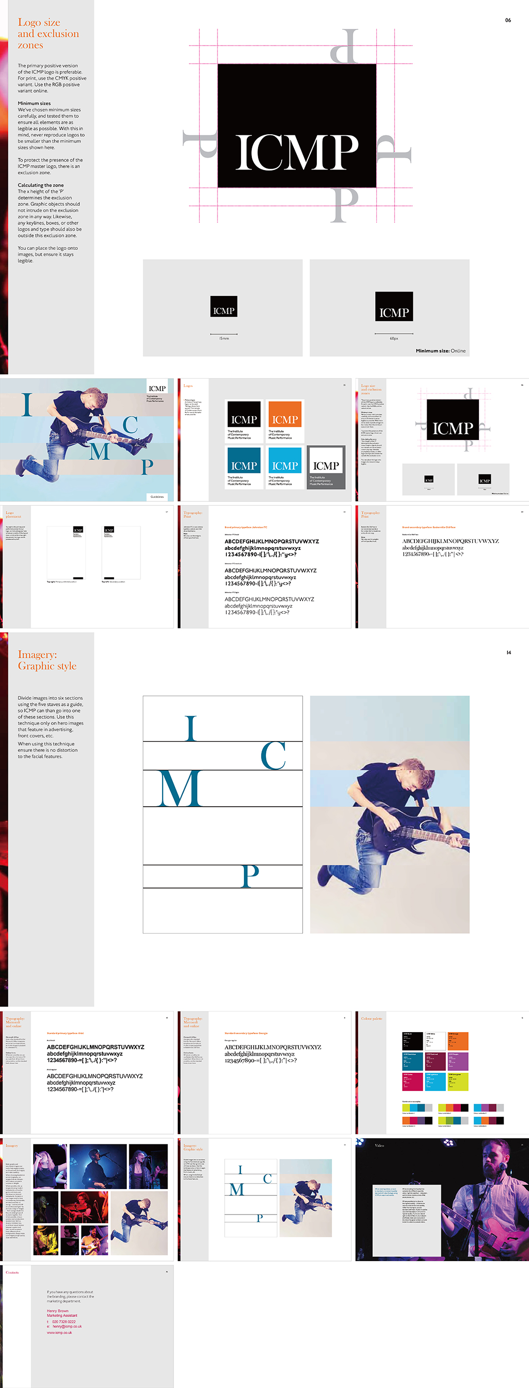 英国ICMP当代音乐表演学院视觉规范