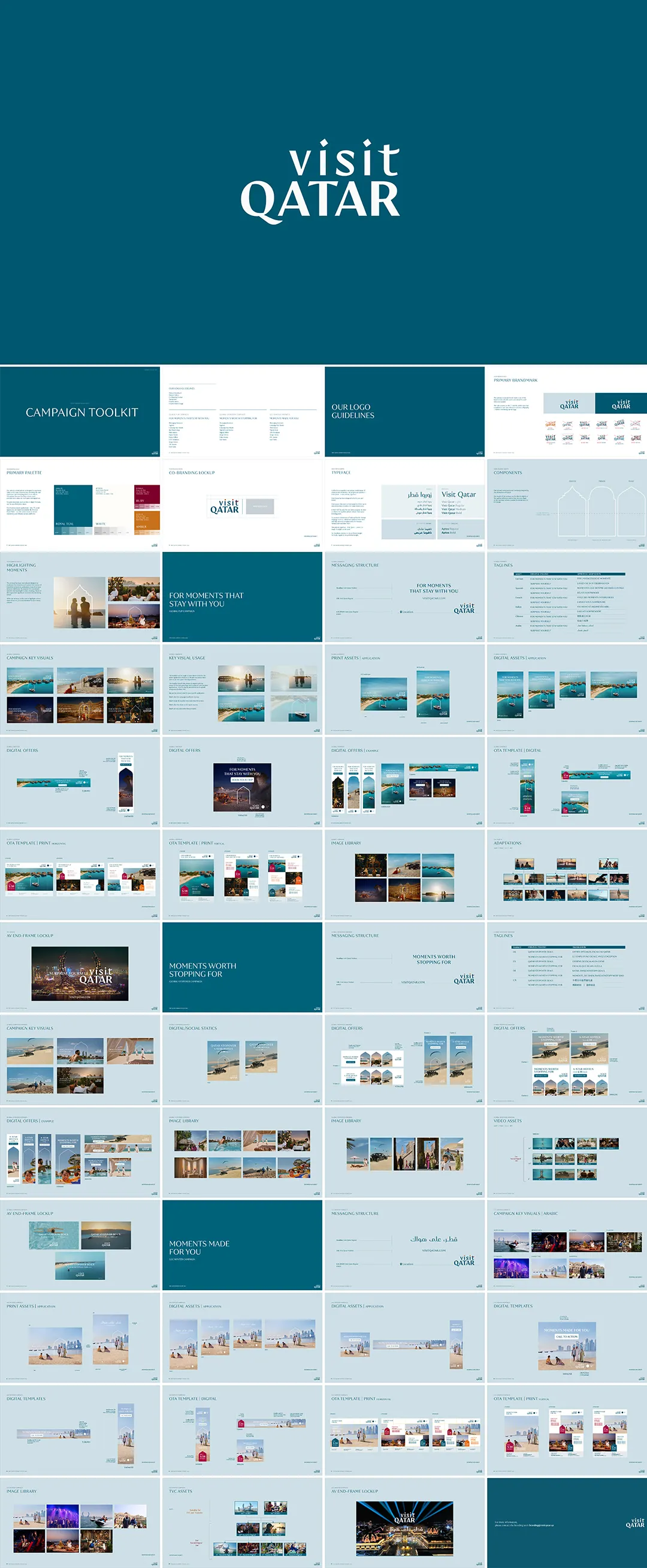 卡塔尔VISIT QATAR旅游局VI手册