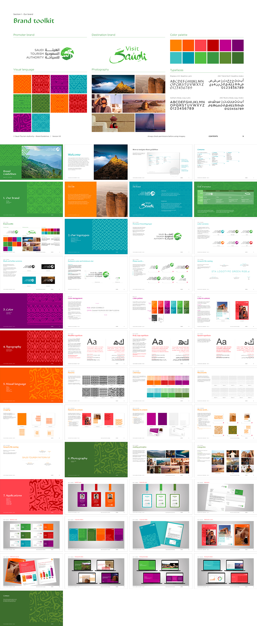 沙特阿拉伯SAUDI TOURISM AUTHORITY沙特旅游局VI手册