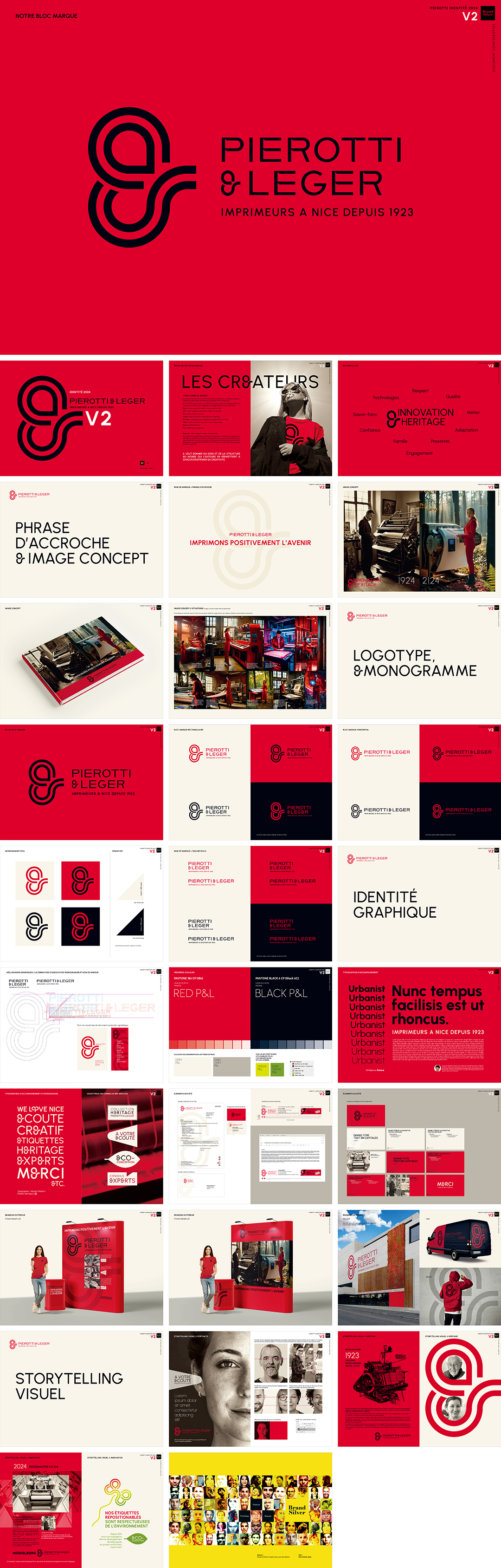 法国PIEROTTI & LÉGER皮罗蒂与莱热印刷公司VI手册