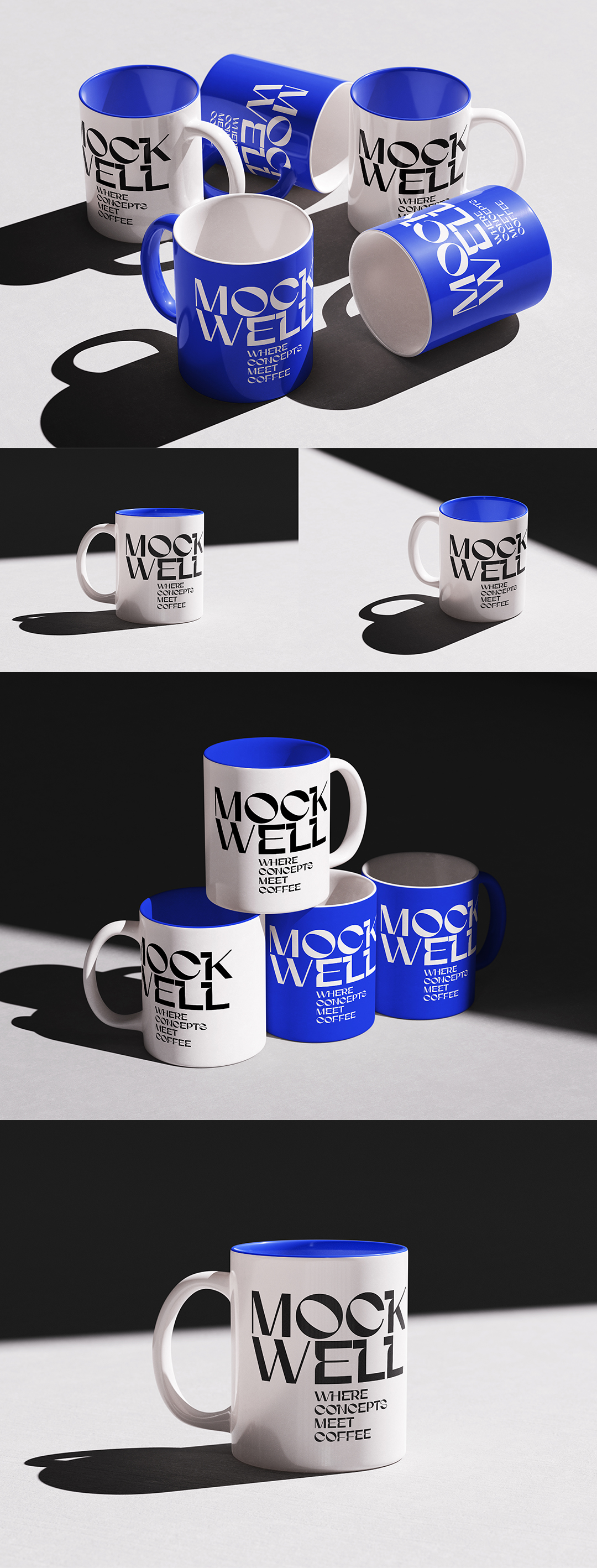 文创礼品陶瓷内色马克杯样机