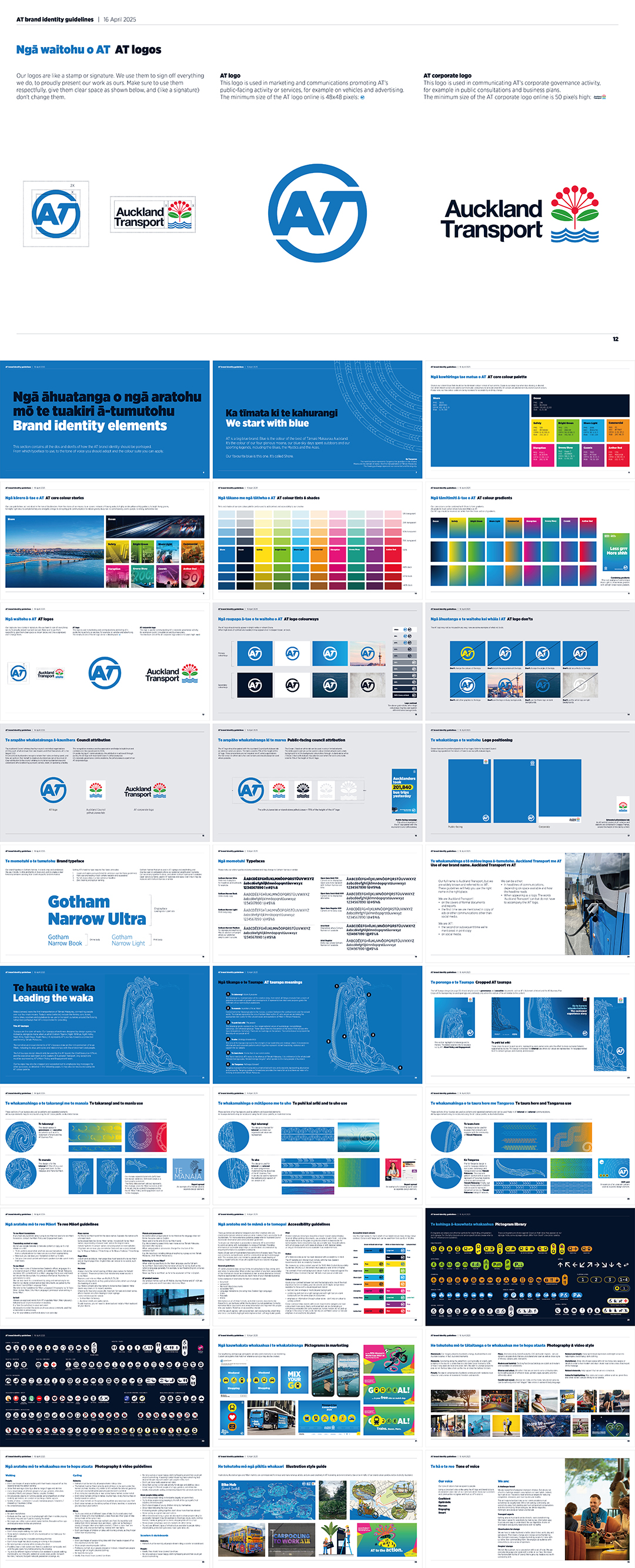 新西兰AUCKLAND TRANSPORT奥克兰交通局VI手册