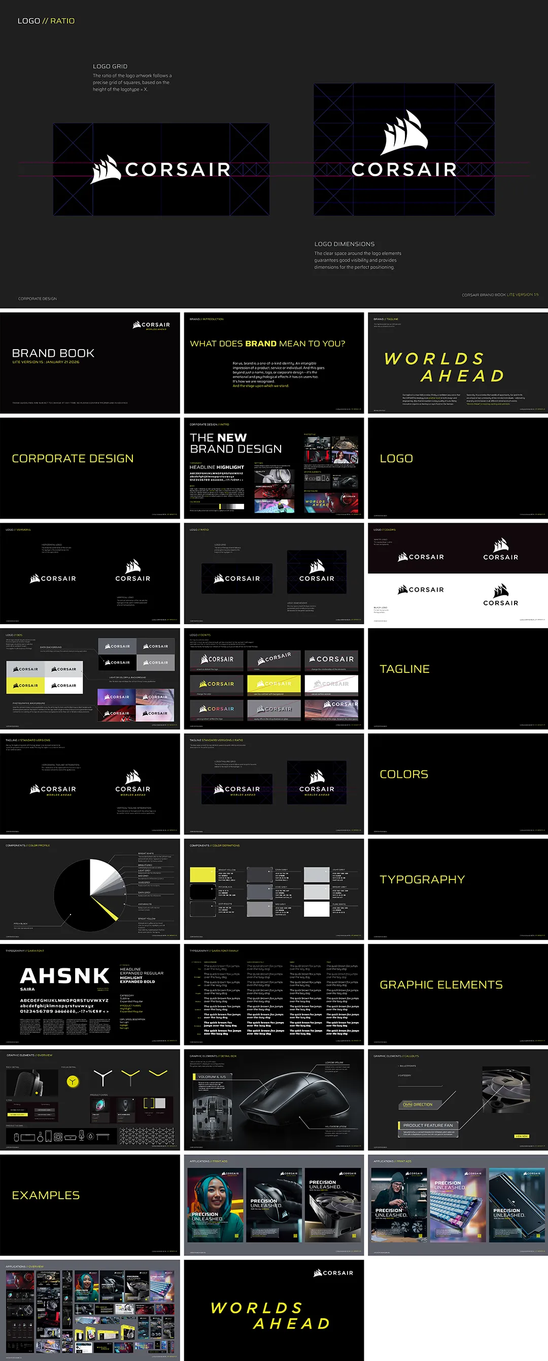 美国CORSAIR GAMING美商海盗船品牌VI手册