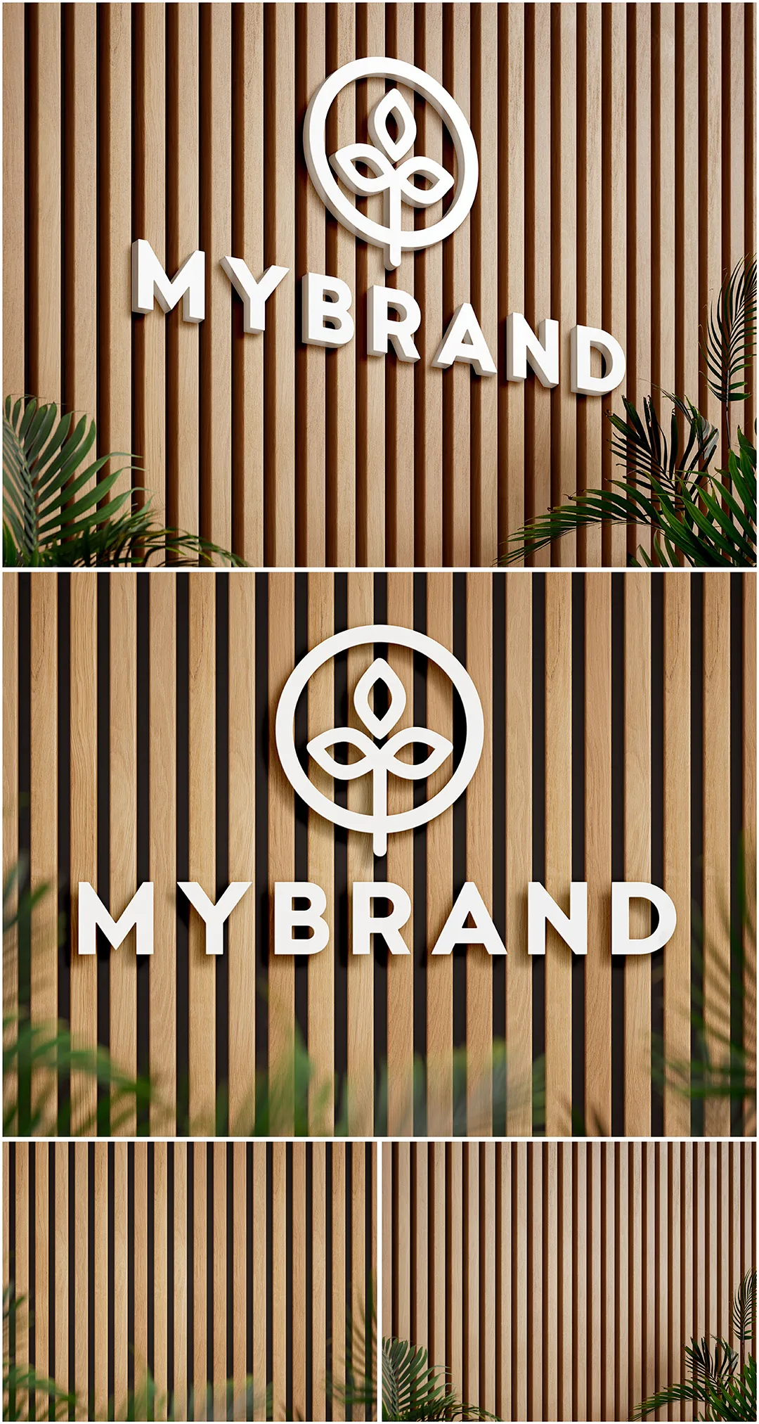 办公室形象墙logo展示样机