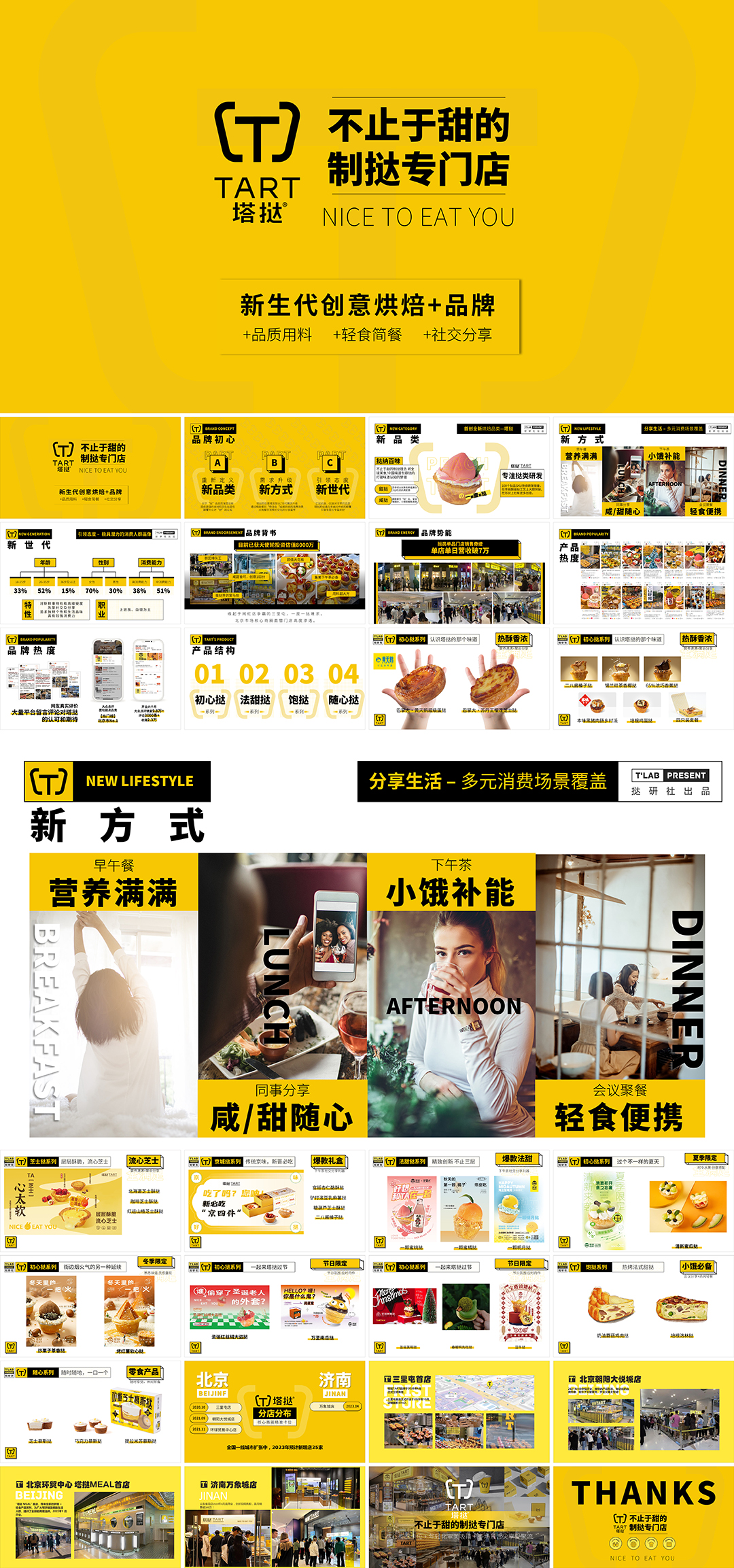 TART塔挞新⽣代创意烘焙品牌手册