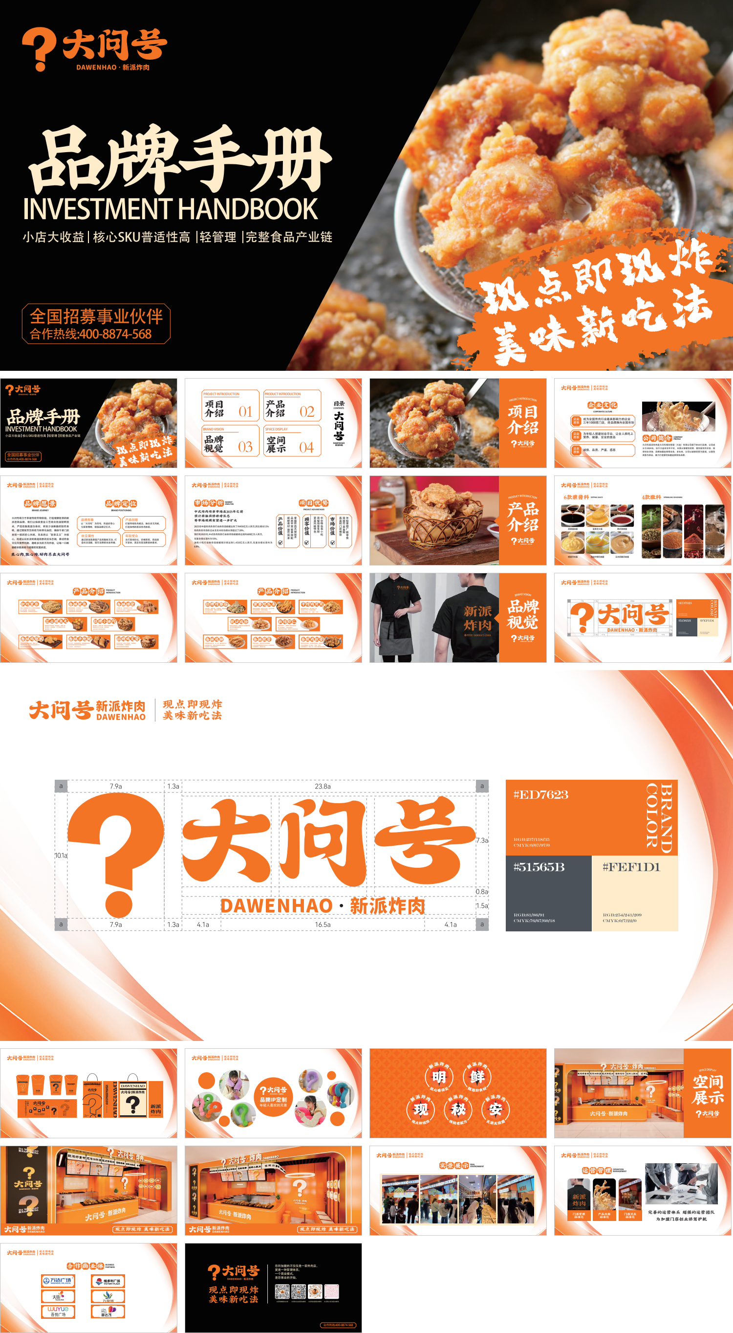 DAWENHAO大问号新派炸肉品牌手册