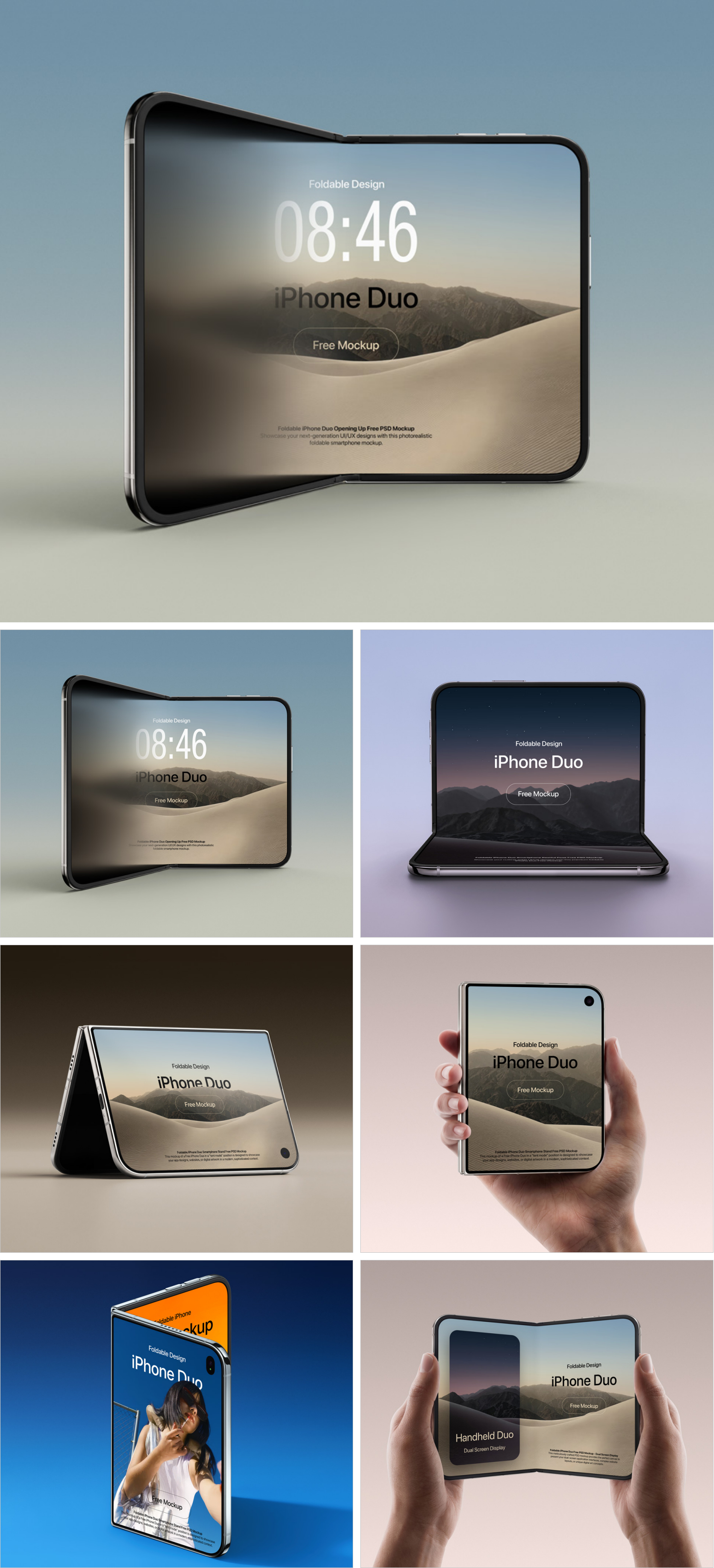 iPhoneDuo折叠屏展示样机